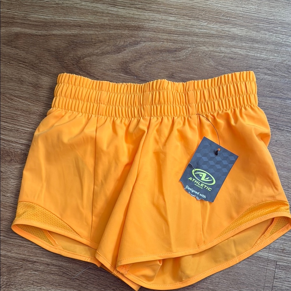 Athletic Works Kids Bright Orange Shorts